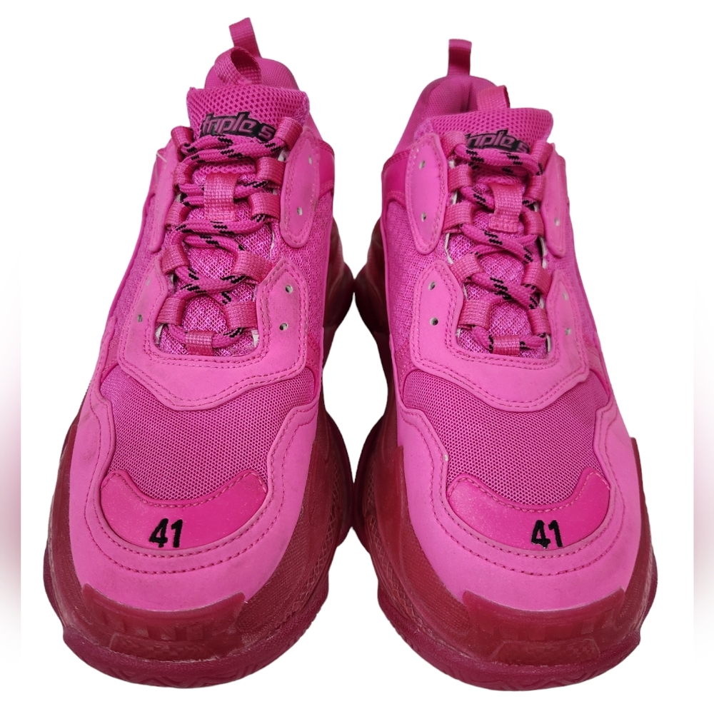 Balenciaga Triple S Pink Sneakers - Picture 2 of 8